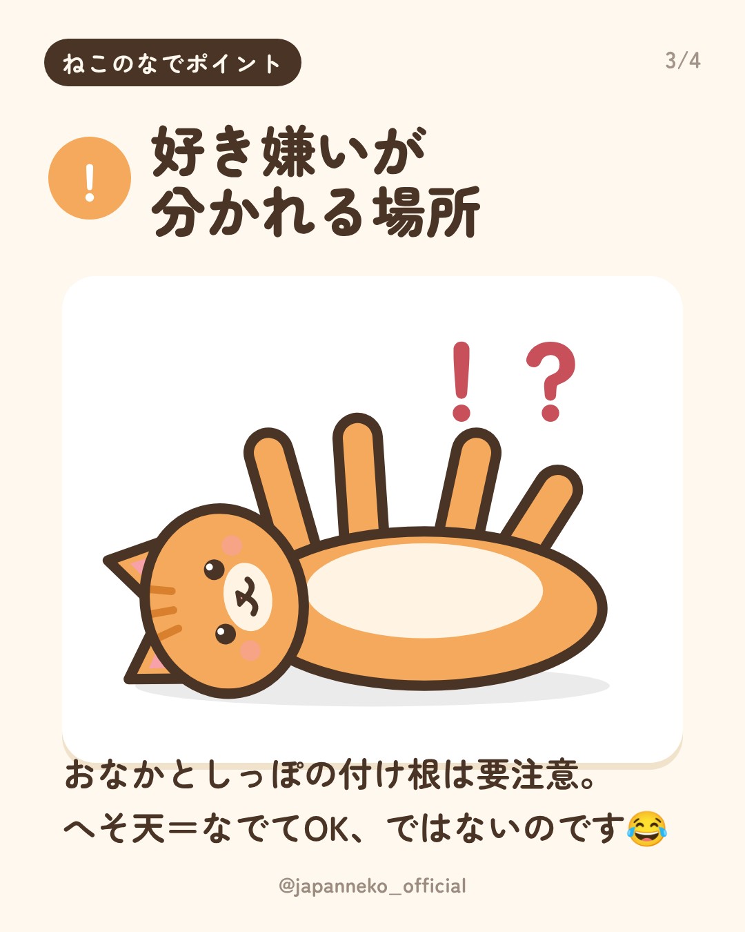 猫がよろこぶ、なでポイント3つ（3枚目）